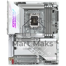 Материнская плата GIGABYTE Z890 AORUS PRO ICE, LGA1851, Intel Z890, 4xDDR5, 4xSATA, 5xM.2, 1xPCIe 5.0 x16, USB Type-C, 1x5Gb LAN, Thunderbolt, 2x3.5 мм, 7.1, ATX