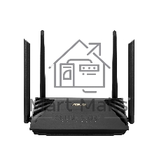 Роутер беспроводной Asus RT-AX1800U AX1800 10/100/1000BASE-TX/4G ready