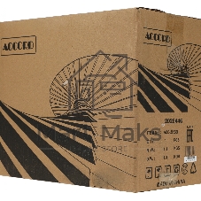 Компьютерный корпус Accord Entry ACC-2053B черный без БП mATX 1x80мм 1x120мм 2xUSB2.0 audio