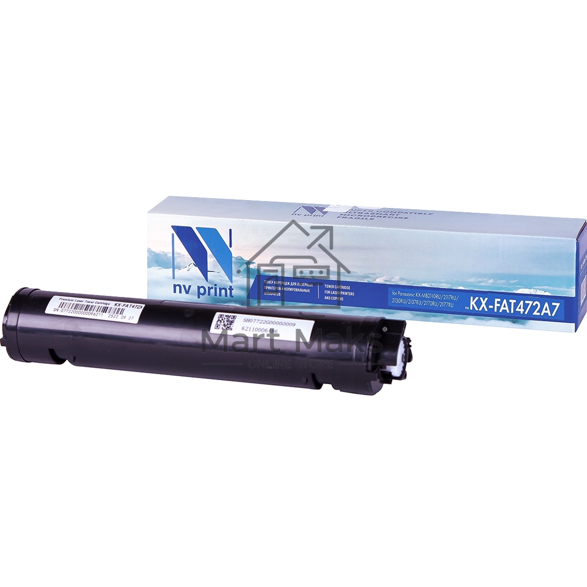Картридж NVPrint совместимый Panasonic KX-FAT472A7 для KX-MB2110RU/2117RU/2130RU/2137RU/2170RU/2177RU (2000k)