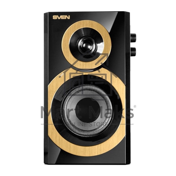 Колонки SVEN SPS-619 GOLD акустическая система 2.0, мощность 2х10 Вт(RMS)