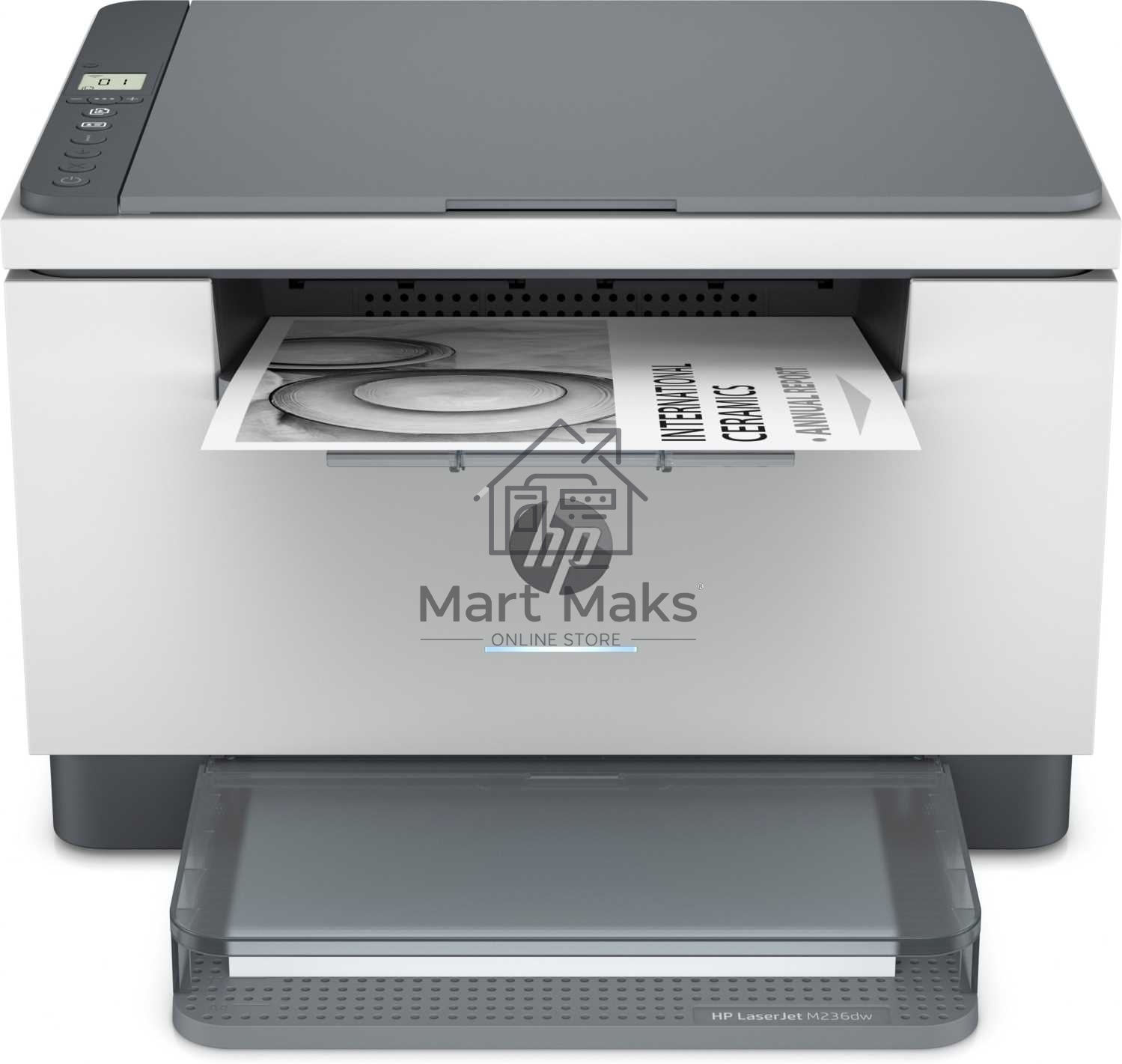 МФУ лазерный HP LaserJet M236dw (9YF95A), A4, ч/б, печ. до 29 стр/мин., 600 x 600 dpi, USB, RJ-45, Wi-Fi, Air Print, Mopria