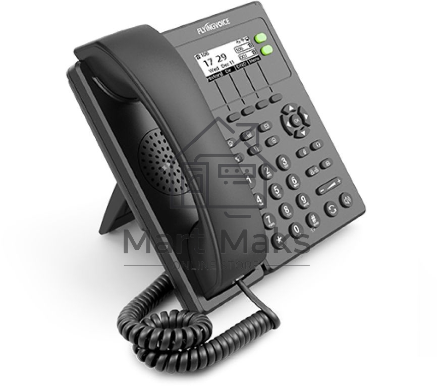 Телефон IP Flyingvoice FIP-10P черный