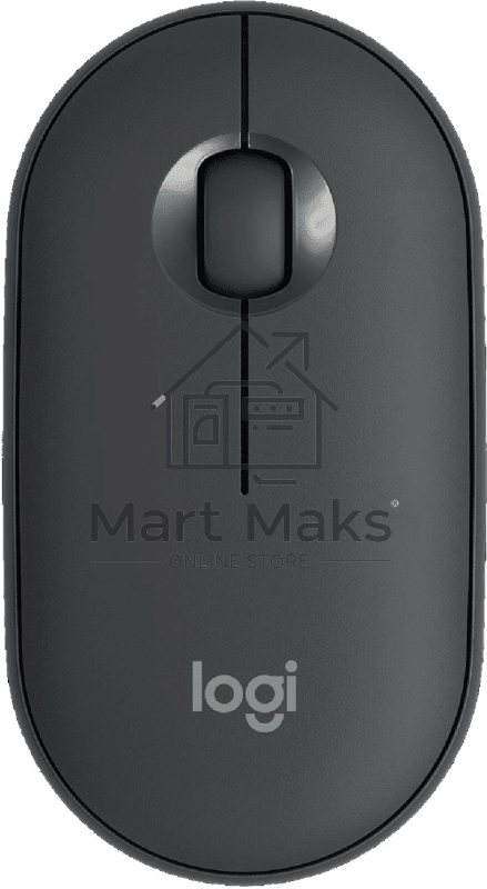 Мышь беспроводная Logitech Pebble M350 графитовый, 1000 dpi, радиоканал, Bluetooth, USB, кнопки - 3