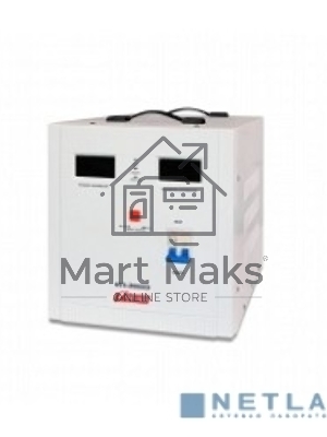 Стабилизаторы напряжения Powerman AVS 20000D белый (220В±8% 20000ВА,120А,КПД 98%,циф. индикация вх./вых.)