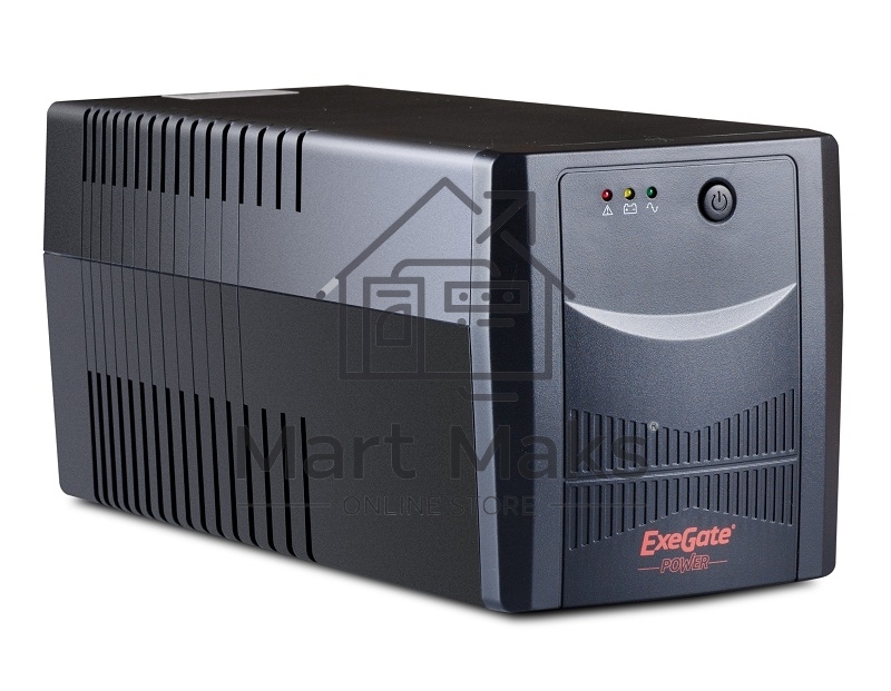 Источник бесперебойного питания ExeGate EP212518RUS Power Back UNB-1000 <1000VA, Black, 4 евророзетки>