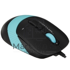 Мышь проводная A4Tech Fstyler FM10 белый/серый, 1600 dpi, USB, кнопки - 4