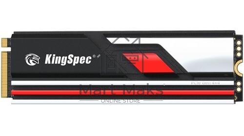 Накопитель SSD KingSpec XG7000-512, 512GB, PCIe 4.0 x4, M.2 2280, NVMe, R/W 7200/4400, с радиатором