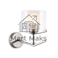 Настенный светильник Ambrella light LH57004 SN/FR никель/белый матовый E14 max 40W 280*150*220