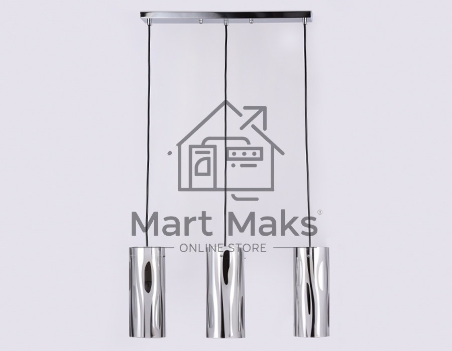 Светильник Ambrella light TR3590/3 CH/SM хром/дымчатый E27/3 max 40W 530*100*900