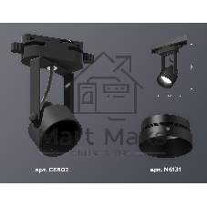 Светильник Ambrella light XT6602041 PBK черный полированный MR16 GU10 (C6602, N6131)