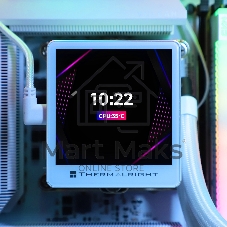 Водяное охлаждение для процессора Thermalright Grand Vision 240 (240mm, LED, White, ARGB/Fans: 2x120mm, 80.45CFM, 29.4dBA, 2150RPM/Pump height 72.5mm, 6400RPM, Rad thickness 27mm/S: 1700, 1200, 1851, 115X, 2011, 2066, AM5, AM4)