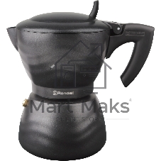 Кофеварка гейзерная Rondell Walzer RDA-432, 0.3л, алюминий, черный