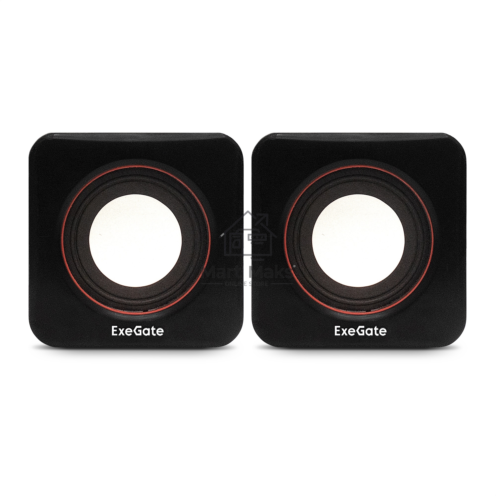 Акустическая система 2.0 ExeGate EX287050RUS Disco 160 (питание USB, 2х3Вт (6Вт RMS), 100-20000Гц, черный)