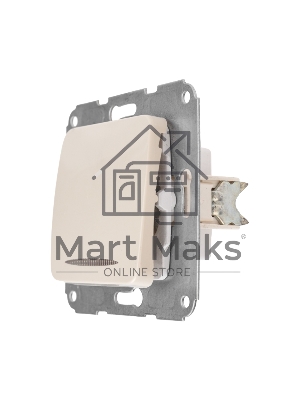 Выключатель DEA 1кл (инд) с/у 10А мех. Беж KRANZ (1/10/120)