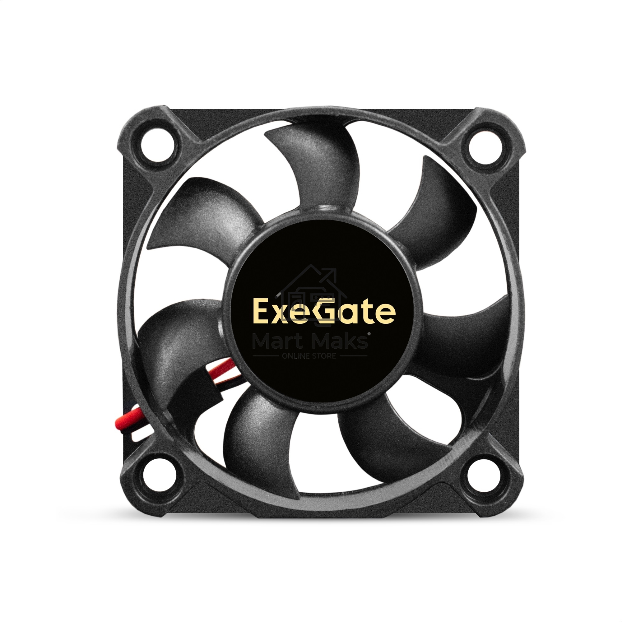 Вентилятор для корпуса ExeGate EX05010B2P черный, 50 мм, 5500 об/мин, 30 дБ, 2 pin
