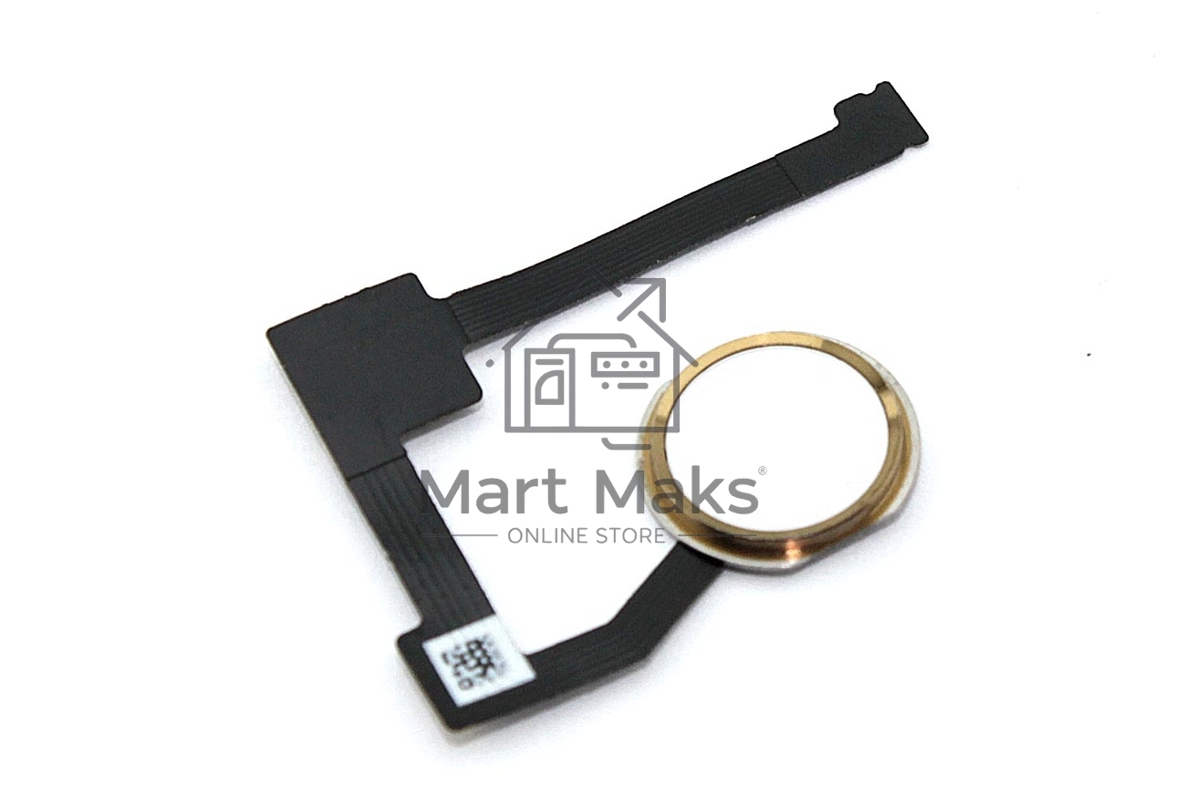 Шлейф кнопки Home для Apple iPad Air 2, iPad Mini 4 золотой