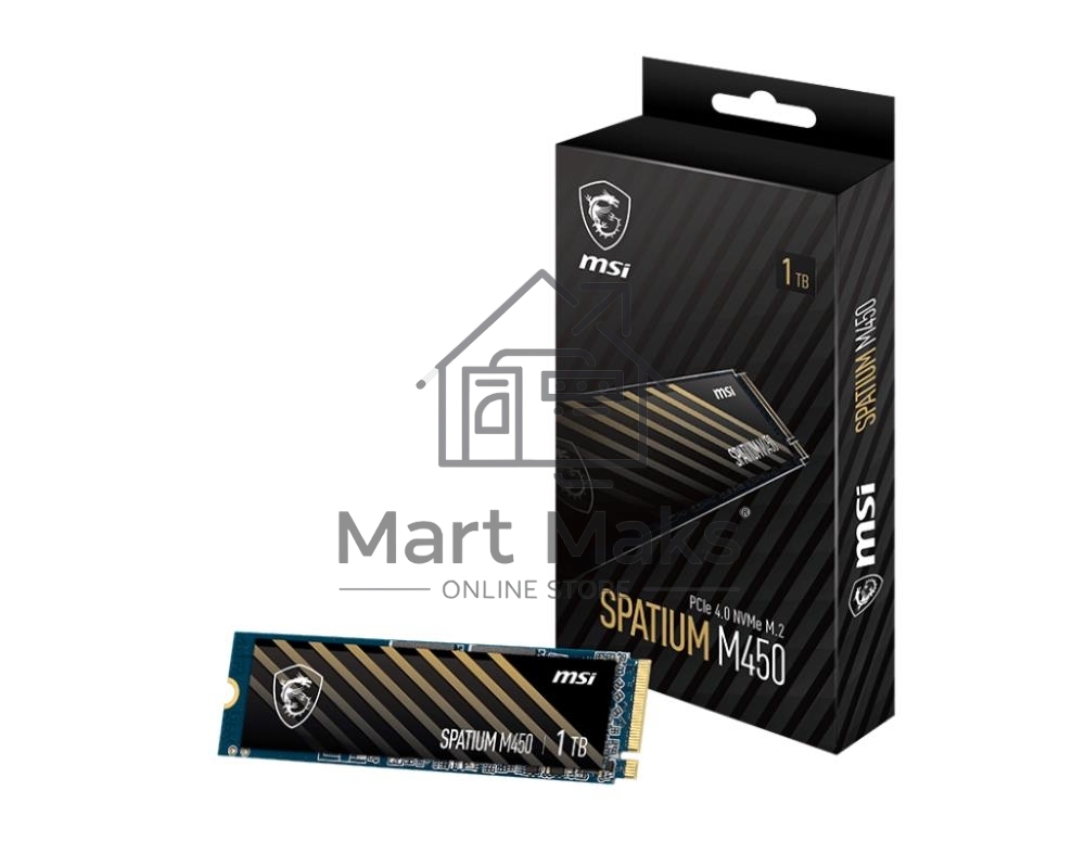 Накопитель SSD MSI 1TB SPATIUM M450 PCIE 4.0 NVME M.2