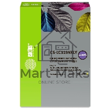 Картридж струйный Cactus CS-LC3239XLY желтый (52мл) для Brother HL-J6000DW/J6100DW