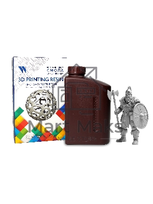 Фотополимерная смола NVPrint High Temp Resin Grey для 3D печати 1 кг (бут)