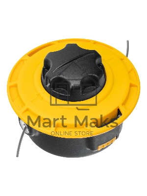 Катушка тримм. полуавтомат. легкая заправка, гайка М10х1,25L, гайка М10х1L, гайка М8х1,25L Denzel