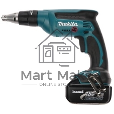 Дрель Makita DDF451RFE аккумуляторная DDF451RFE 18В,2х3Ач Li-ion,БЗП-13мм,0-300\600\1700об\м,80\40Нм,2.1кг,чем