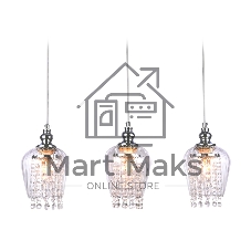 Светильник Ambrella light TR3612/3 CH/CL хром/прозрачный E27/3 max 40W 570*140*920