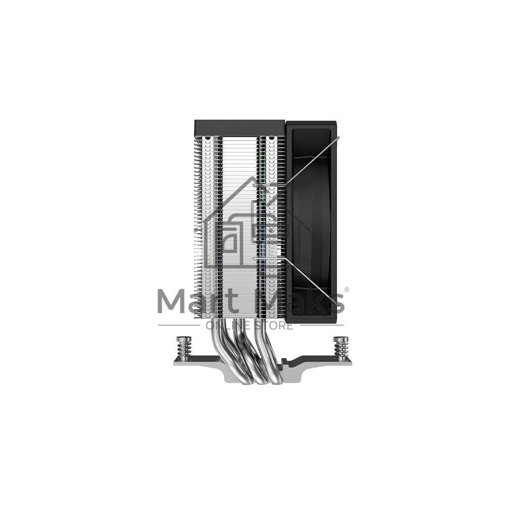 Кулер для процессора CPU Cooler SAMA X30L (180W, 4-pin PWM, 133.5мм, 3x6мм, ARGb, 1x100мм, 50.1CFM, 35.2dBA, 2600RPM, S: 1851/1700/1200/115X, AM5/AM4, серебристый)