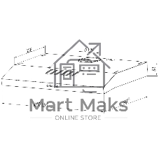 Вытяжка подвесная Elikor Eco ONE 60 WH белый, 60 см, 400 м³/ч, 51 дБ