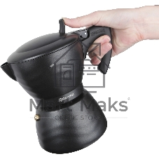 Кофеварка гейзерная Rondell Walzer RDA-432, 0.3л, алюминий, черный