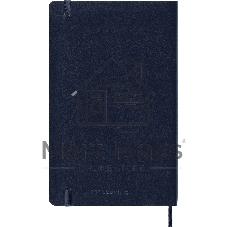 Блокнот Moleskine CLASSIC SOFT QP617B20 Large 130х210 мм 192 стр. клетка мягкая обложка синий сапфир