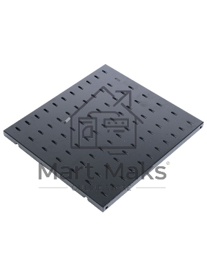 Полка перфорированная, глубина 580 мм, черный (СВ-58-9005)