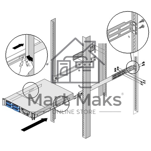 Рельсы SLIDE RAIL,24