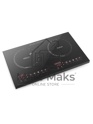 Электрическая плитка Kitfort KT-105 черный (настольная)