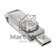 Флешка USB Sandisk Ultra Dual Luxe (SDDDC4-032G-G46), 32Gb, USB 3.2 Gen 1/Type-C, R/W 150/40, серебристый