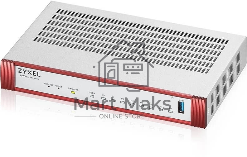 Межсетевой экран Zyxel USG FLEX 100H, 8xRJ-45: 1G (LAN/WAN), 1xUSB3.0 **