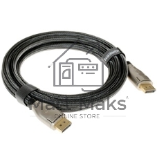 Кабель V1.2 ver1.2 DisplayPort (m) DisplayPort (m) 2м черный