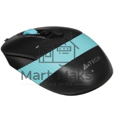 Мышь проводная A4Tech Fstyler FM10 белый/серый, 1600 dpi, USB, кнопки - 4
