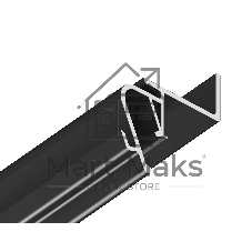 Алюминиевый профиль Ambrella light GP4100BK черный 2000*26*34