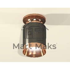 Светильник Ambrella Light XS6303160 DCH/PPG черный хром/золото розовое полированное MR16 GU5.3 (N6906, C6303, N6135)