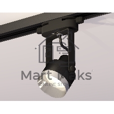 Светильник Ambrella light XT6602042 PBK/PSL черный полированный/серебро полированное MR16 GU10 (C6602, N6132)