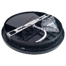 Светильник AY-KA LED IP65 20Вт 6400К круг черный (9911104)