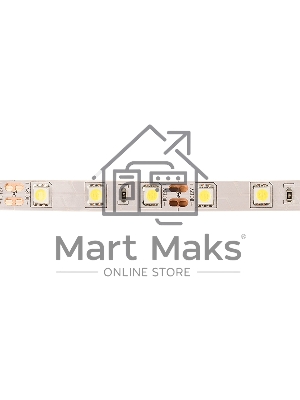 Лента светодиодная открытая, 10 мм, IP23, SMD 5050, 60 LED/m, 12 V, цвет свечения белый