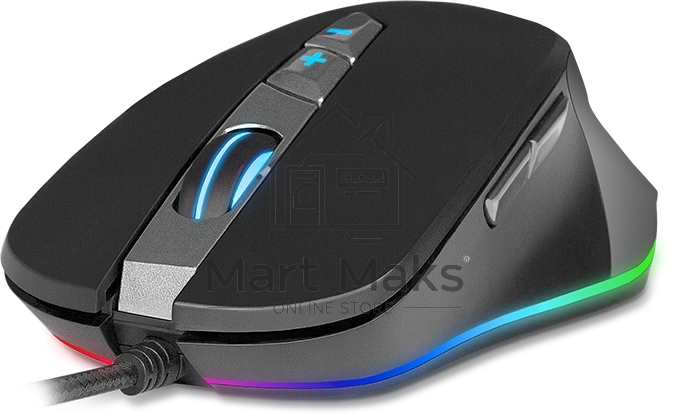 Мышь проводная SVEN RX-G970 черный, 4000 dpi, USB, кнопки - 7