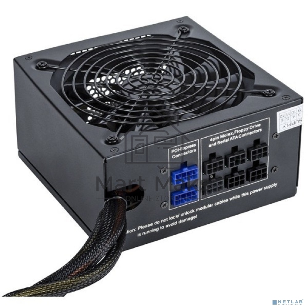 Серверный блок питания800W ExeGate EX292212RUS ServerPRO-800RADS (ATX, for 3U+ cases, APFC, КПД 80% (80 PLUS), 14cm fan, 24pin, 2(4+4)pin, PCIe, 5xSATA, 4xIDE, FDD, Cable Management, black)