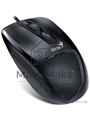 Мышь проводная Genius DX-150X черный, 1000 dpi, USB, кнопки - 3