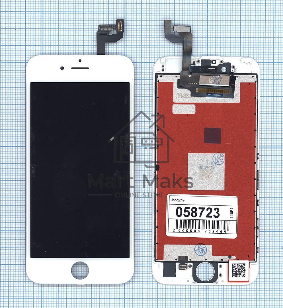 Дисплей для iPhone 6S в сборе с тачскрином (Tianma), белый