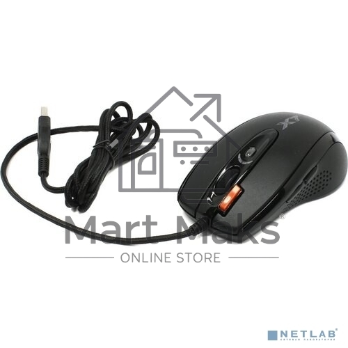 Мышь проводная A4Tech X-718BK черный, 3000 dpi, USB, кнопки - 7