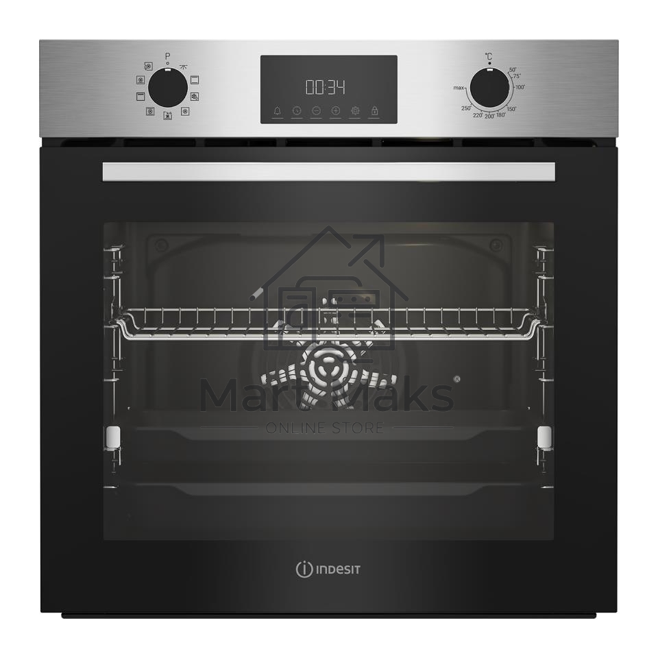 Духовой шкаф Электрический Indesit IFE 3841 J IX нержавеющая сталь