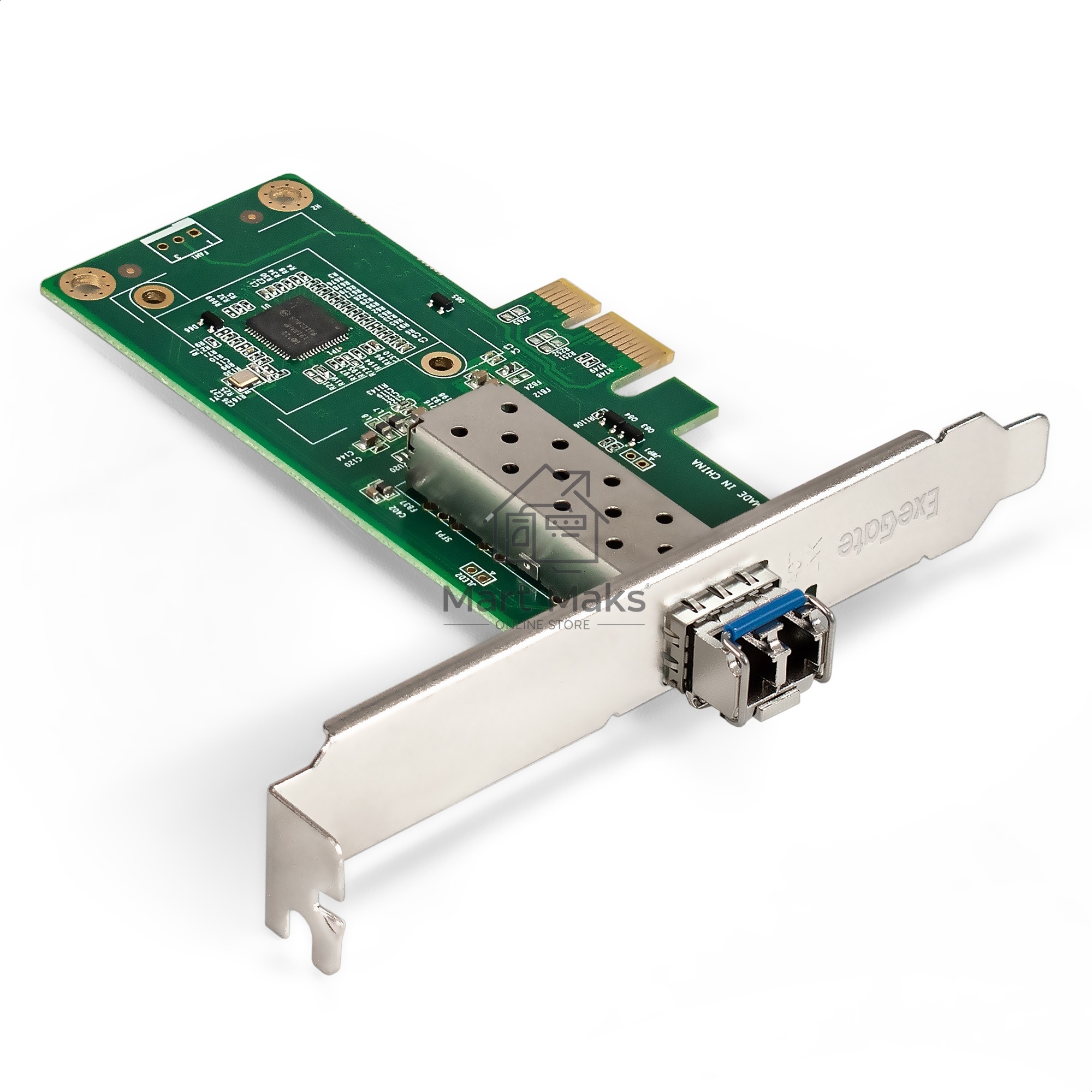 Комплект: Сетевой адаптер SFP ExeGate EXE-i210-F1 + Трансивер Single-Mode до 20км EXT-1G-SM1310-LC2-20KM (EX296228RUS: PCI-E x1 v2.0, порты 1x SFP (10/100/1000Mb/s), Gigabit Server NIC Intel Chipset I210-F1 + EX298328RUS: Tx:1310/Rx:1310 нм, до 20 км, раз